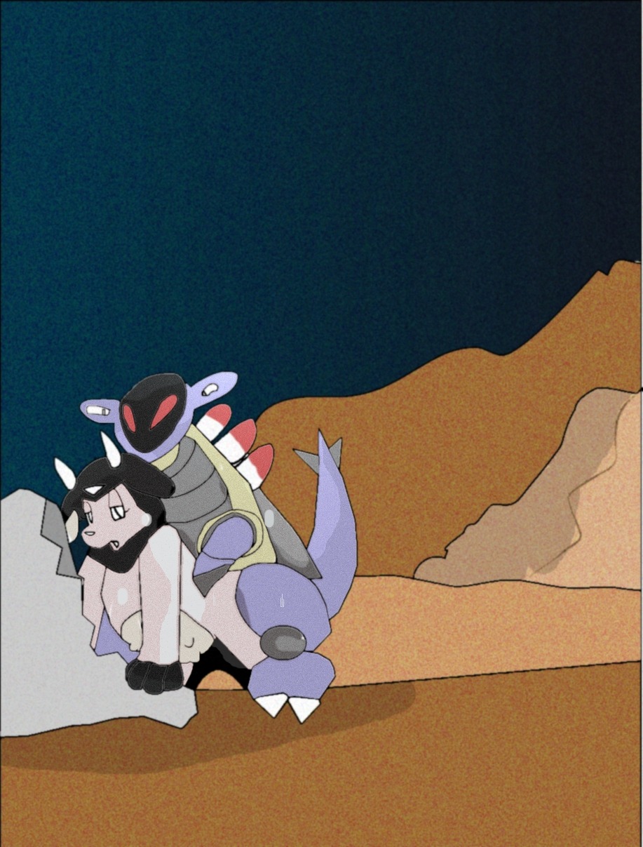 armaldo color female feral horns interspecies male miltank nude outdoors pokemon pokemon_gsc pokemon_rse rule34 tagme tail