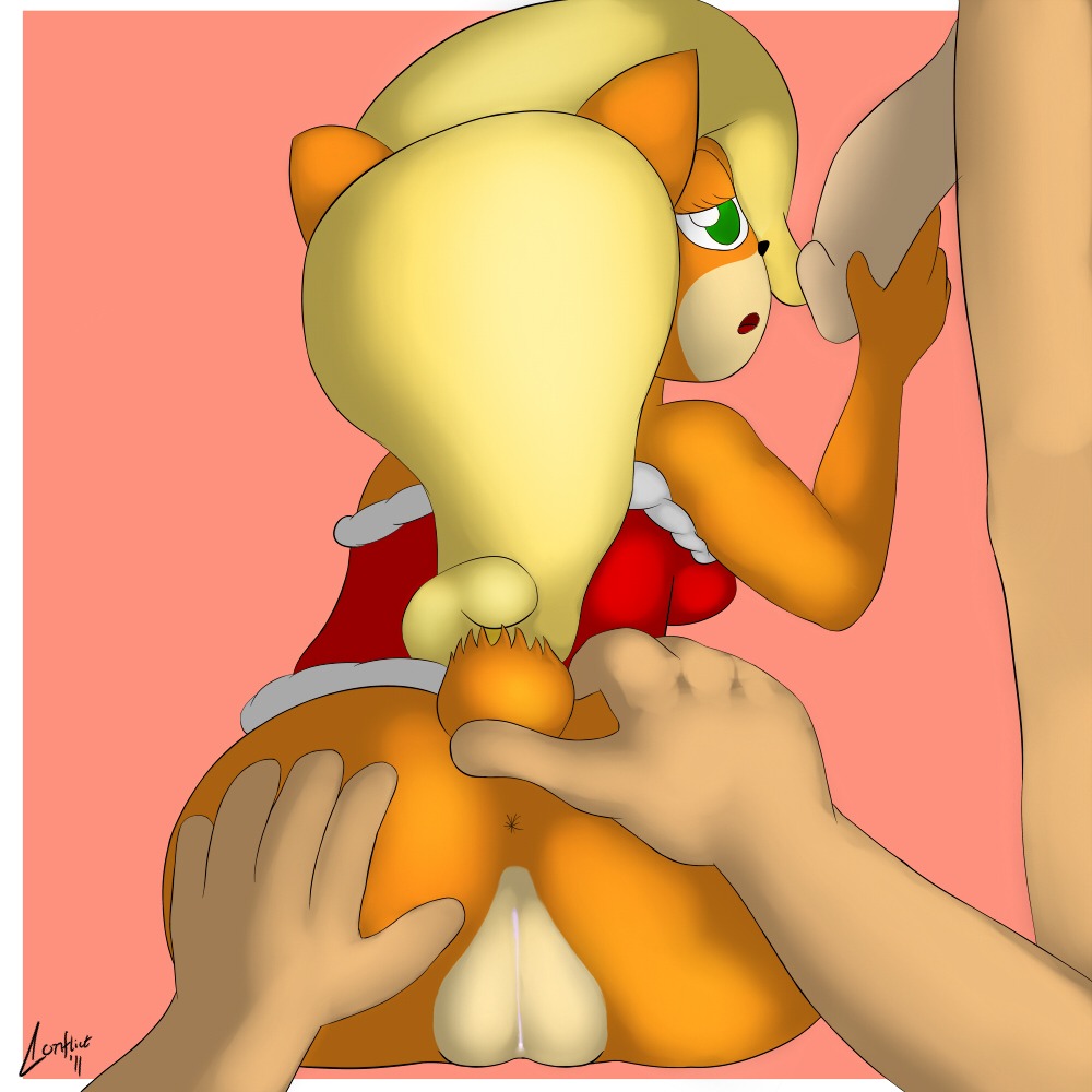 anthro bandicoot coco_bandicoot color conflict crash_(series) female fur furry human male mammal marsupial multiple_males rule34
