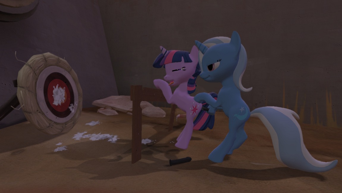 3d artist_request equine female feral feral_only friendship_is_magic garry's_mod horse my_little_pony pony rule34 smooth_skin trixie_(mlp) twilight_sparkle_(mlp) unicorn