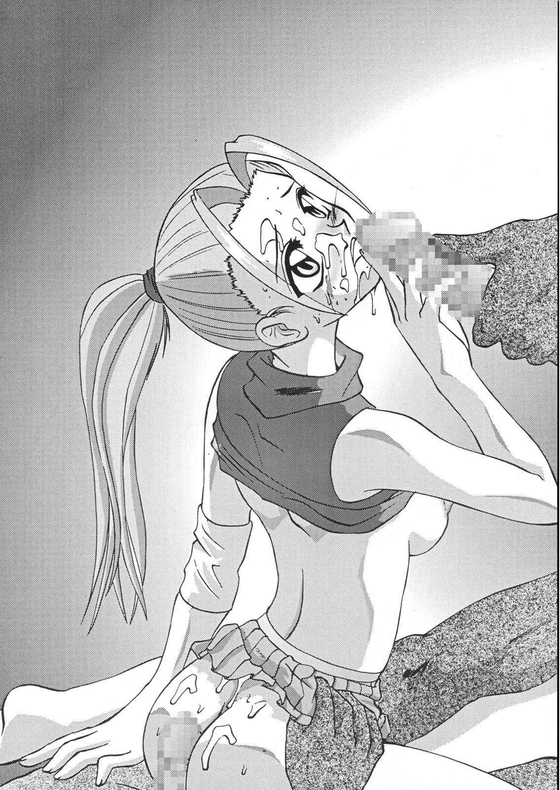 1998 1girls censored clothed_sex clothing cum female inui_tatsumi last_bronx lisa_kusanami male rule34 skirt tagme unseen_male_face