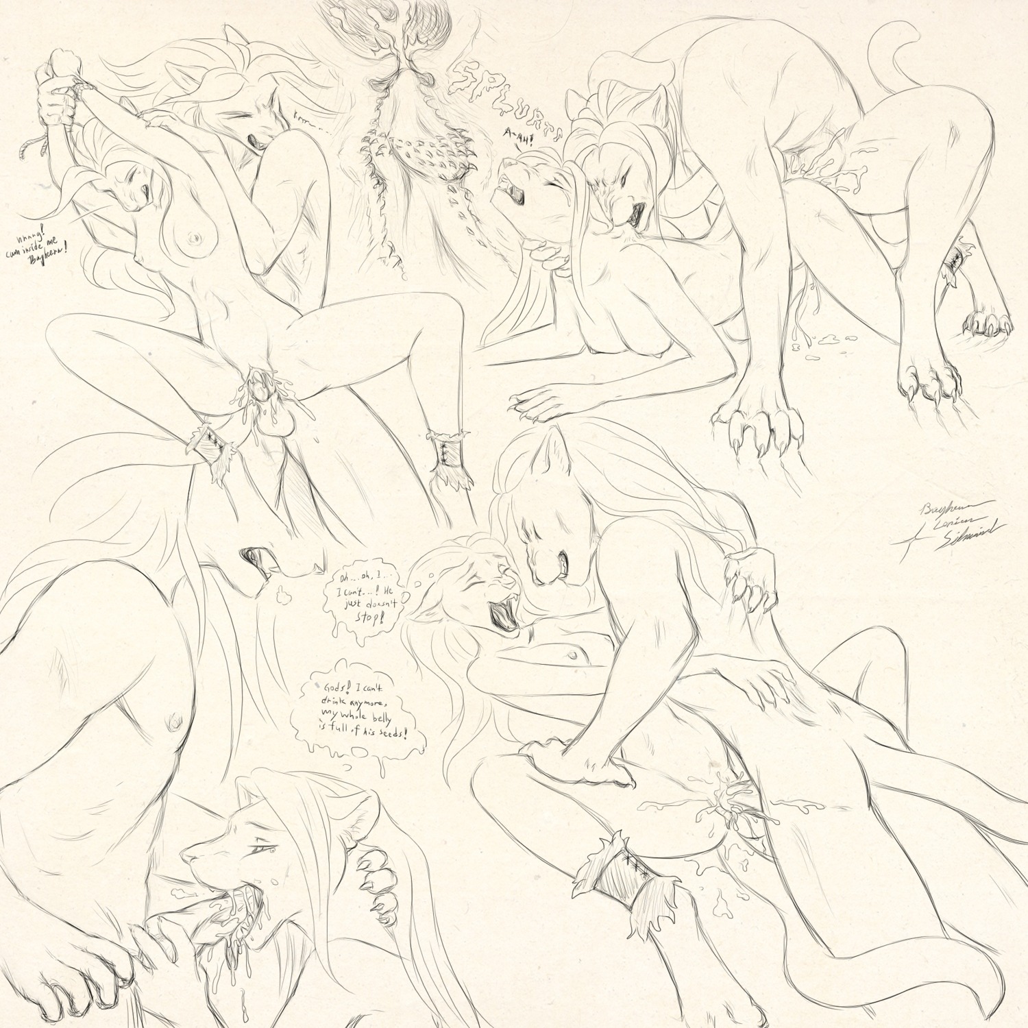 1:1 2010 all_fours anthro bagheera bagheera_(fursona) balls bdsm bite biting_another biting_partner bodily_fluids bondage bound breasts breath caption claws cuff_(restraint) cum cum_in_mouth cum_in_uterus cum_in_vagina cum_inside cutaway duo e621 english_text erection eyes_closed felid fellatio female female_penetrated from_behind_position genital_fluids genitals greyscale hi_res internal leopard lying male male/female male_penetrating male_penetrating_female mammal moan monochrome multiple_positions nipples nude on_back on_front oral oral_penetration orgasm pantherine panting penetration penile penile_penetration penile_spines penis penis_grab penis_in_vagina raised_arm raised_tail restraints scruff_bite sex shackles simple_background sketch spread_legs spreading tail text thought_bubble uterus vaginal vaginal_penetration vulva white_background