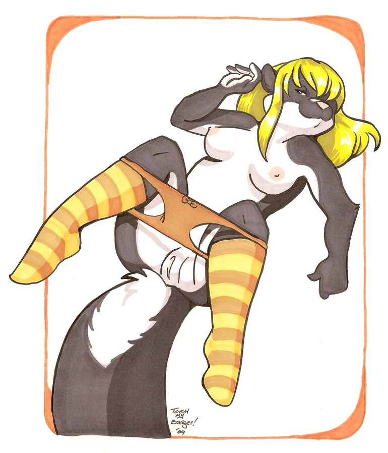 2009 anthro biped breasts clothed clothing countershading e621 female genitals legs_up legwear lying mammal mephitid mitti nipples on_back panties panties_down partially_clothed shamira simple_background skunk solo spread_legs spreading stockings tail underwear underwear_down vulva white_background