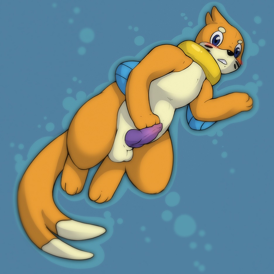 1:1 2013 balls blush buizel conditional_dnp e621 erection generation_4_pokemon genitals looking_at_viewer male mammal mustelid nintendo nude penis pokemon pokemon_(species) solo tail tojo_the_thief