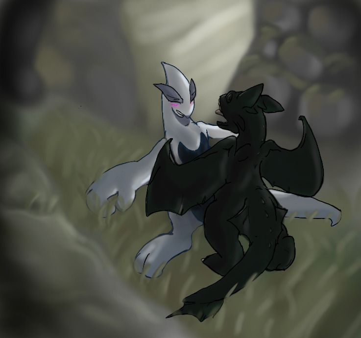 avian crossover dragon dreamworks feral feral_on_feral how_to_train_your_dragon legendary_pokemon lugia male mythological_creature mythological_scalie mythology nintendo paramount_pictures pokemon pokemon_(species) rule34 scalie toothless