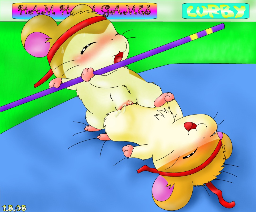 2008 2girls blush curby female hamster hamtaro hamtaro_(series) multiple_females multiple_girls pashmina_(hamtaro) pussy rule34 tagme