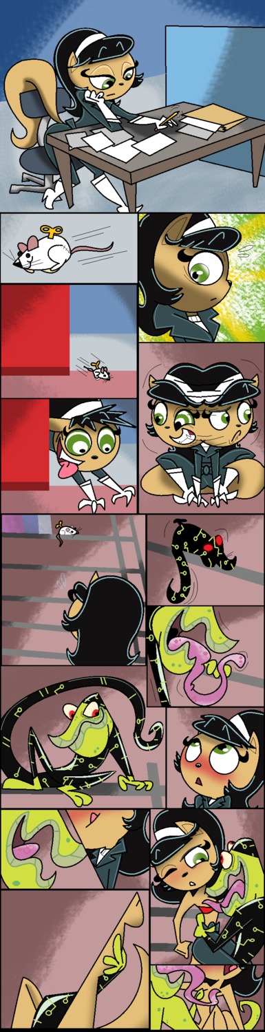 anthro chameleon domestic_cat feline female furry kitty_katswell lizard necro-opolis nickelodeon reptile rule34 scalie t.u.f.f._puppy tagme the_chameleon