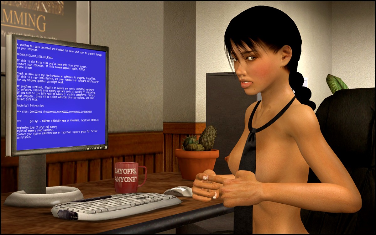 1girls 3d adriana_lima adriana_lima_(half-life_2_cinematic_mod) alyx_vance bubblebath_(artist) completely_naked completely_nude cs_office fakefactory female female_only garry's_mod half-life_(series) half-life_2 human human_female human_only necktie_only nude nude_female rule34 solo tagme