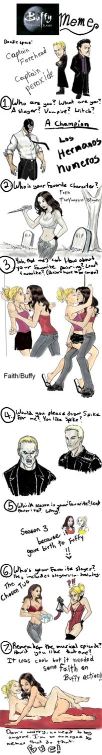 angel barefoot buffy_summers buffy_the_vampire_slayer faith_lehane female rule34 spike the_buffyverse