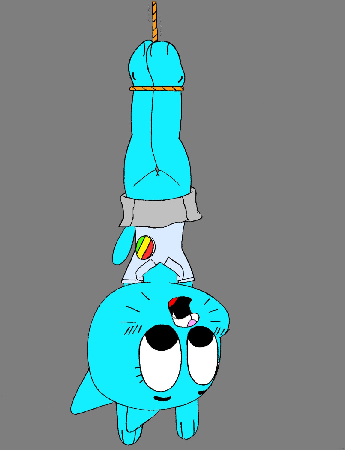 anthro bondage domestic_cat exposed_pussy feline female furry nicole_watterson pussy random_anon rule34 tagme the_amazing_world_of_gumball upskirt