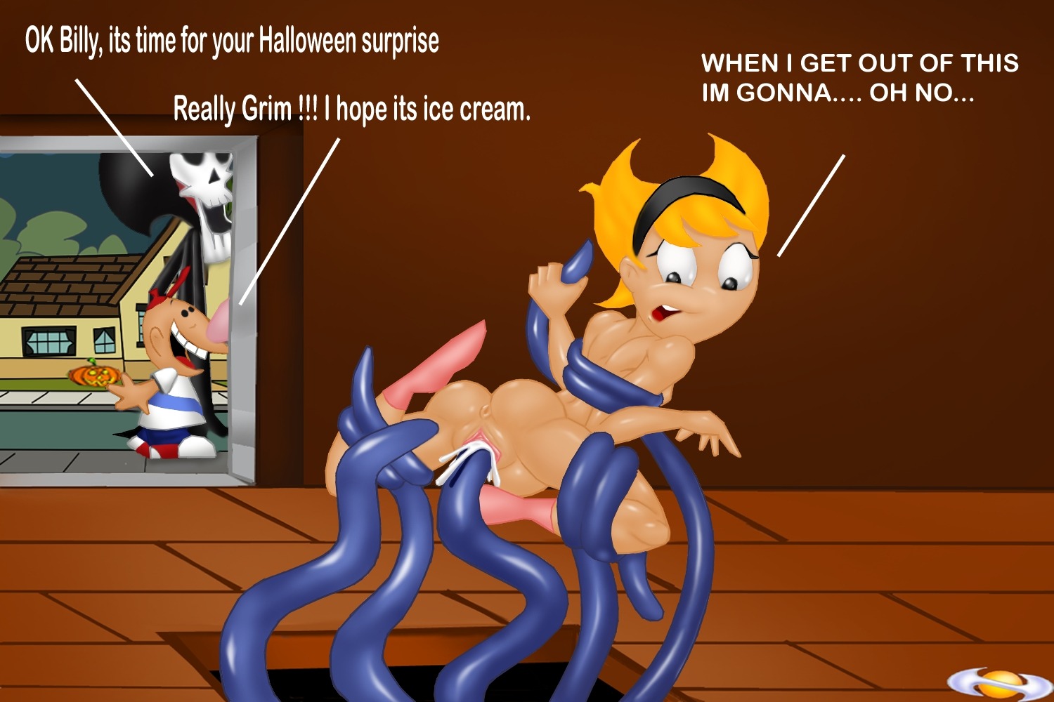 billy_(billy_and_mandy) breasts cartoon_network cum cum_in_pussy female grim mandy_(billy_and_mandy) pussy rule34 small_breasts tentacles the_grim_adventures_of_billy_and_mandy vlade