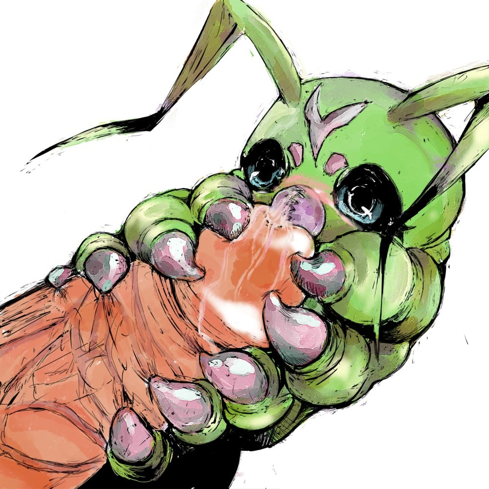 1:1 ambiguous_gender ambiguous_on_human antennae_(anatomy) arthropod bandai_namco bestiality blue_eyes blush bodily_fluids cum digimon digimon_(species) digiphilia duo e621 erection feral genital_fluids genitals hug hugging_another hugging_penis human human_on_feral humanoid_genitalia humanoid_penis insect insectophilia interspecies larger_male larva male male_on_feral mammal mandibles oral penis saliva sex simple_background size_difference smaller_ambiguous t_(artist) third-party_edit white_background wormmon