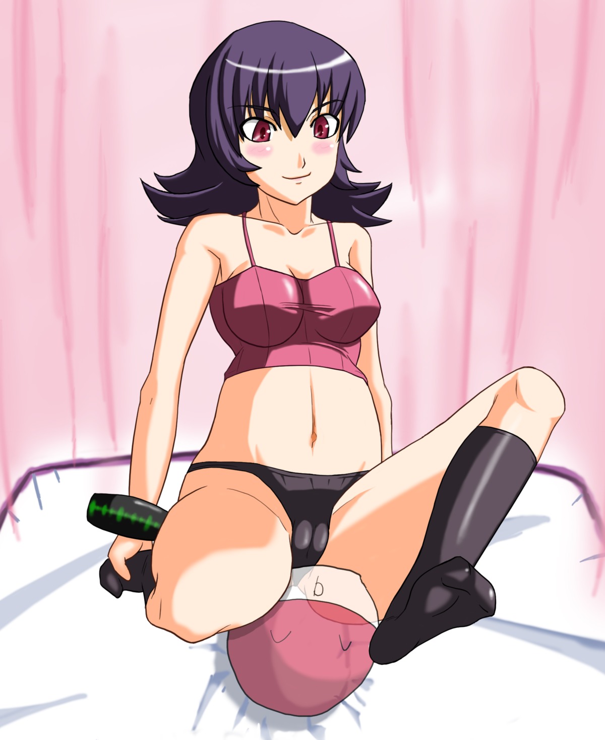 artist_request breasts clothes color covered_breasts female female_only front_view human light_skin pokemon rule34 sabrina_(pokemon) sabrina_(pokemon_hgss) skin solo voltorb