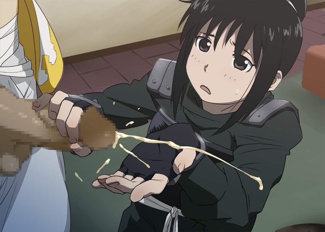 censored cum female fullmetal_alchemist handjob human ice_place lan_fan male penis rule34 straight