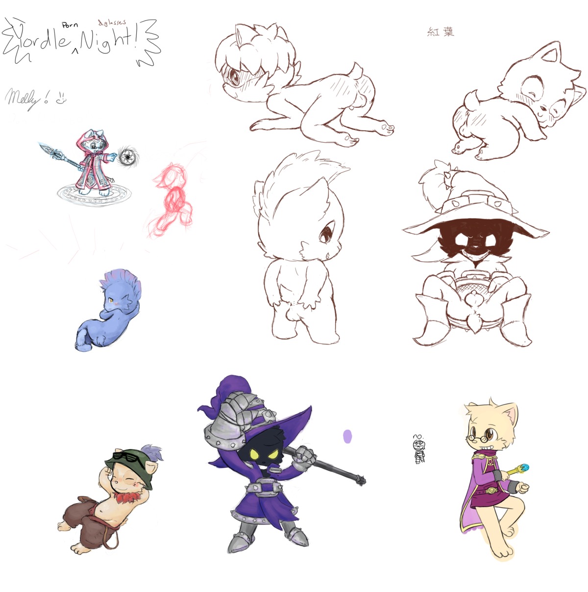 kennen league_of_legends male male_only riot_games rule34 rumble_(lol) teemo veigar