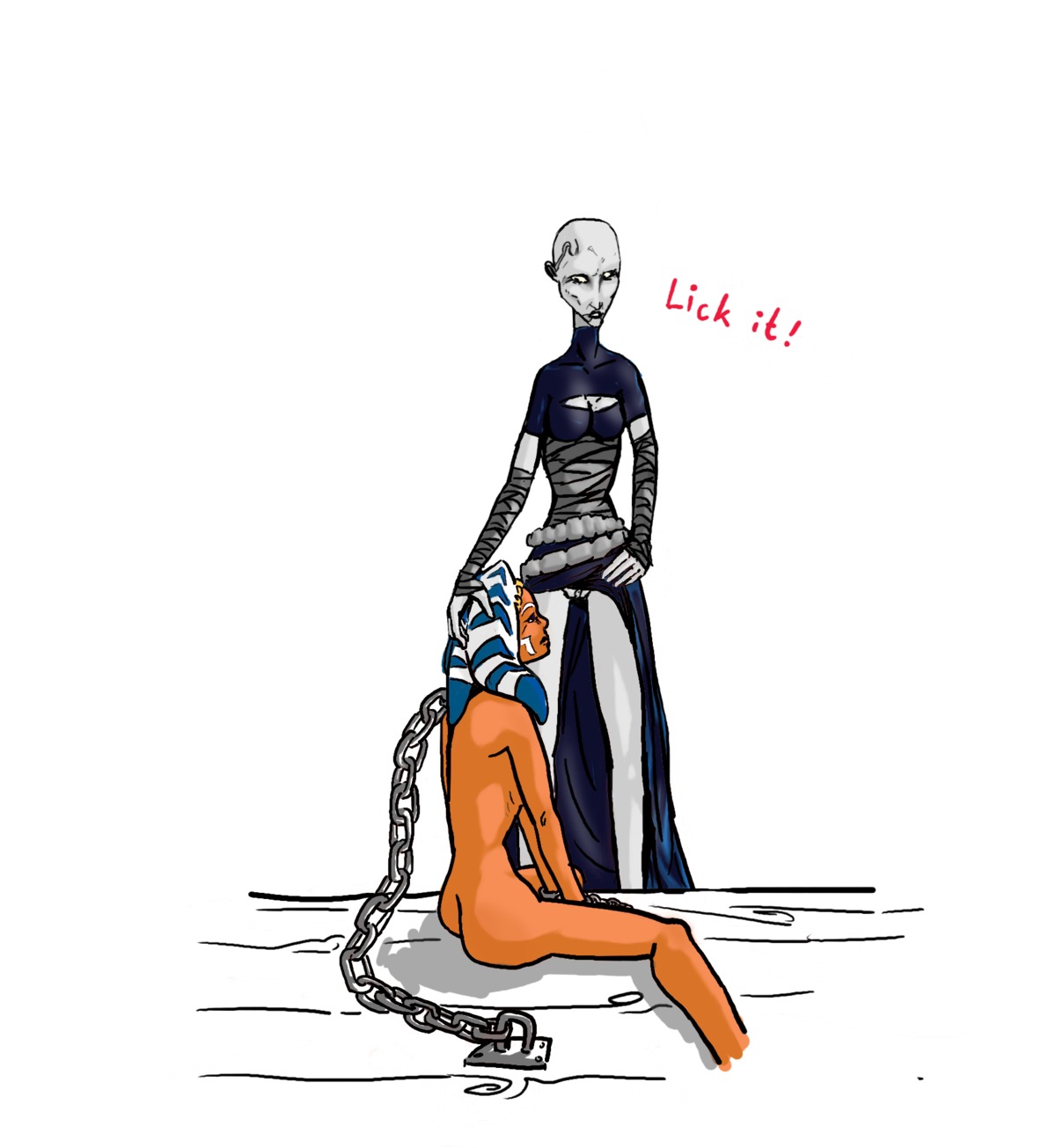 2girls ahsoka_tano asajj_ventress clone_wars dathomiri female female_only imaajfpstnfo jedi jedi_padawan multiple_females multiple_girls rule34 sith sith_assassin star_wars tagme text the_clone_wars:_season_one togruta yuri