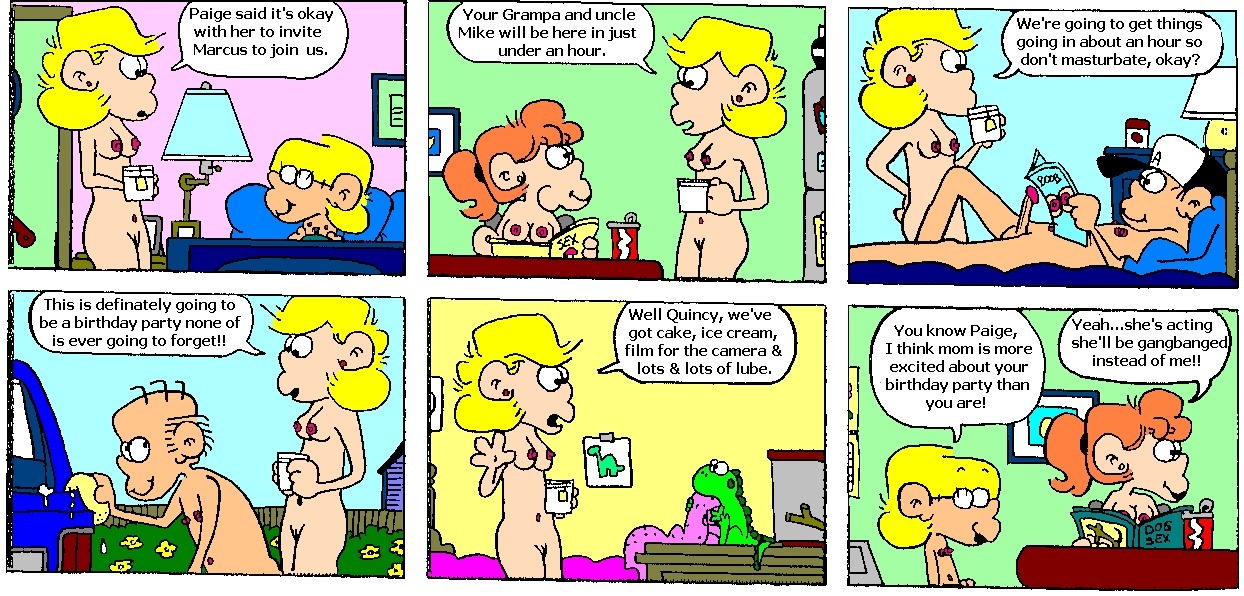 andy_fox breasts car_washing erection female foxtrot_(comic) iguana imminent_sex jason_fox naked newspaper_comic_strip nipples paige_fox peter_fox porn_magazine public_nudity quincy roger_fox rule34