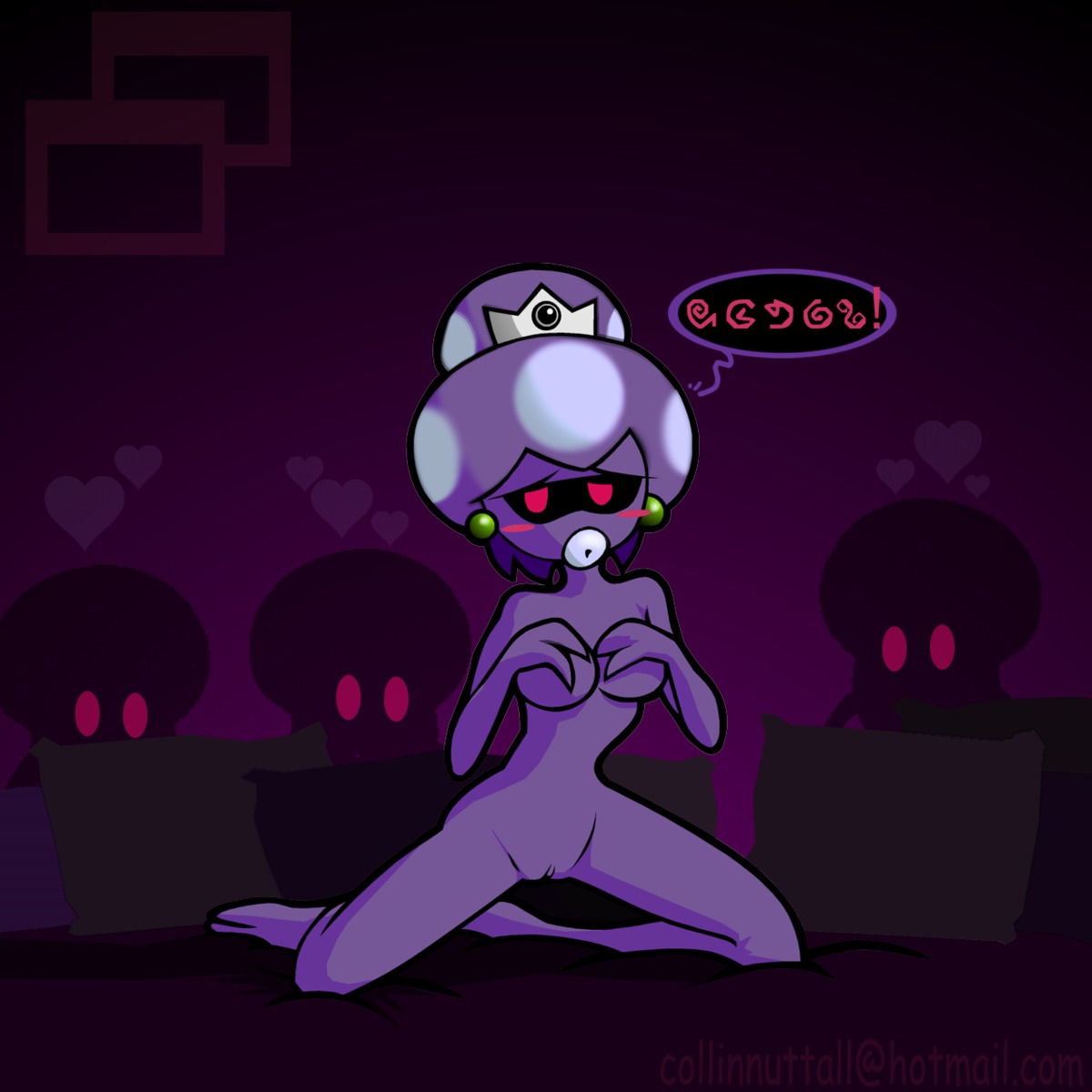 1:1 alien blush e621 female genitals group hi_res lips mario_and_luigi_(series) mario_bros nintendo not_furry partners_in_time princess_shroob purple_body purple_skin shroob slushy solo_focus vulva
