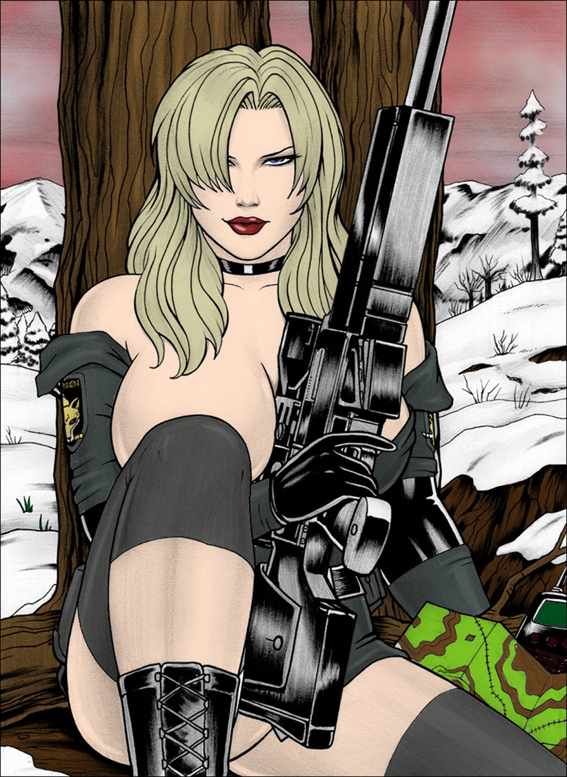female metal_gear metal_gear_solid rplatt rule34 sniper_wolf tagme