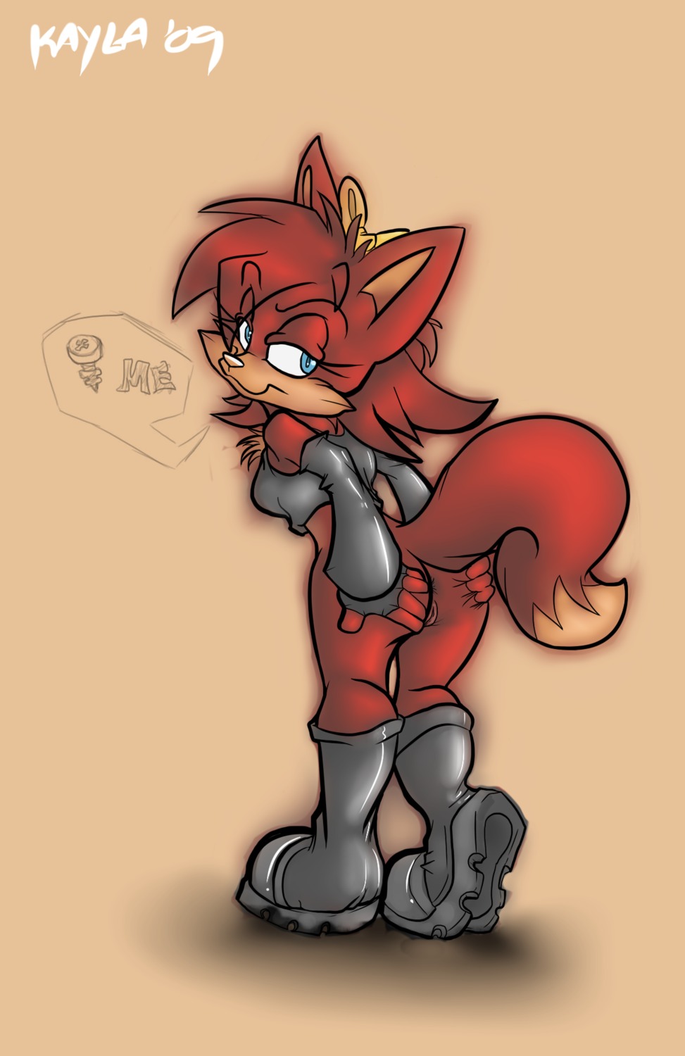 anthro archie_comics canine female fiona_fox fox fur furry mel_the_hybrid rule34 sonic_(series) sonic_the_hedgehog_(archie) sonic_the_hedgehog_(comics) sonic_the_hedgehog_(series) tagme tail