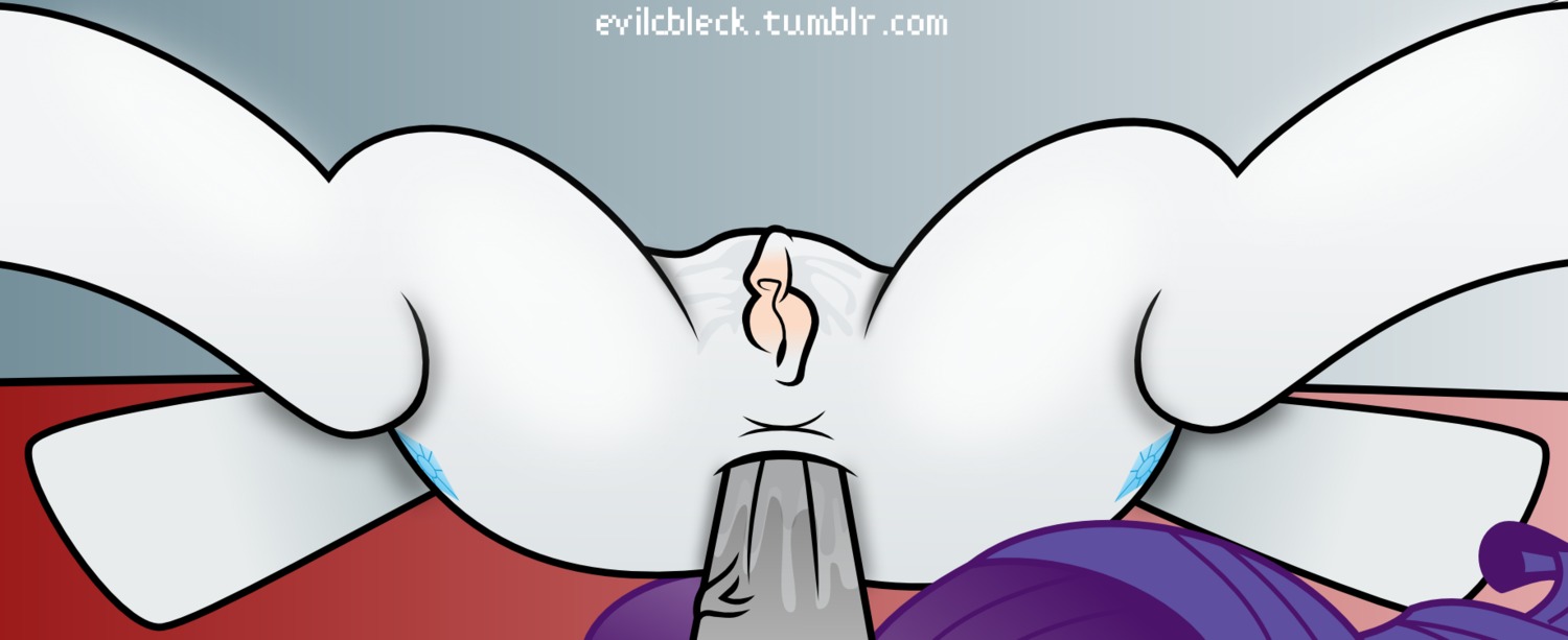 anal anus bodily_fluids duo e621 equid equine female feral friendship_is_magic genital_fluids genitals hasbro hi_res horn lying mammal mrcbleck my_little_pony mythological_creature mythological_equine mythology on_back rarity_(mlp) spread_legs spreading unicorn vaginal_fluids vulva