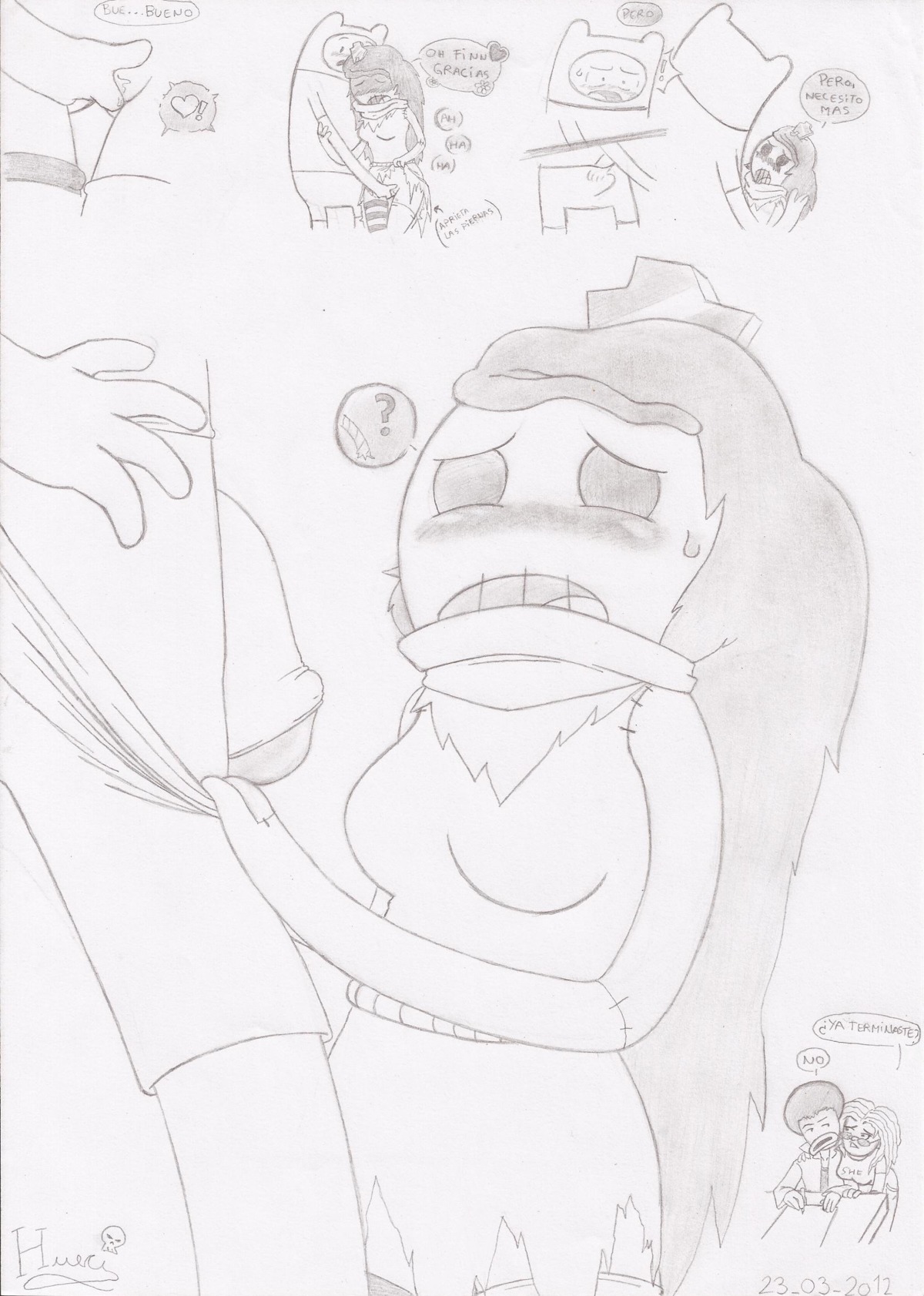 adventure_time female finn_the_human hueci raggedy_princess rule34 tagme
