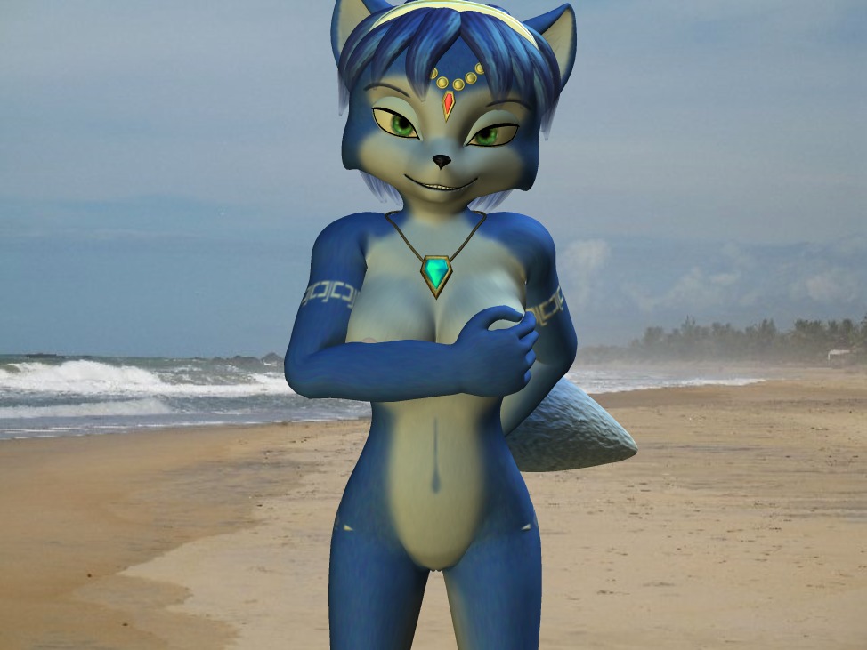 1girls 3d anthro canine female female_only fox fur furry kernkraftwerks krystal krystal_(littledragon) rule34 solo star_fox tagme