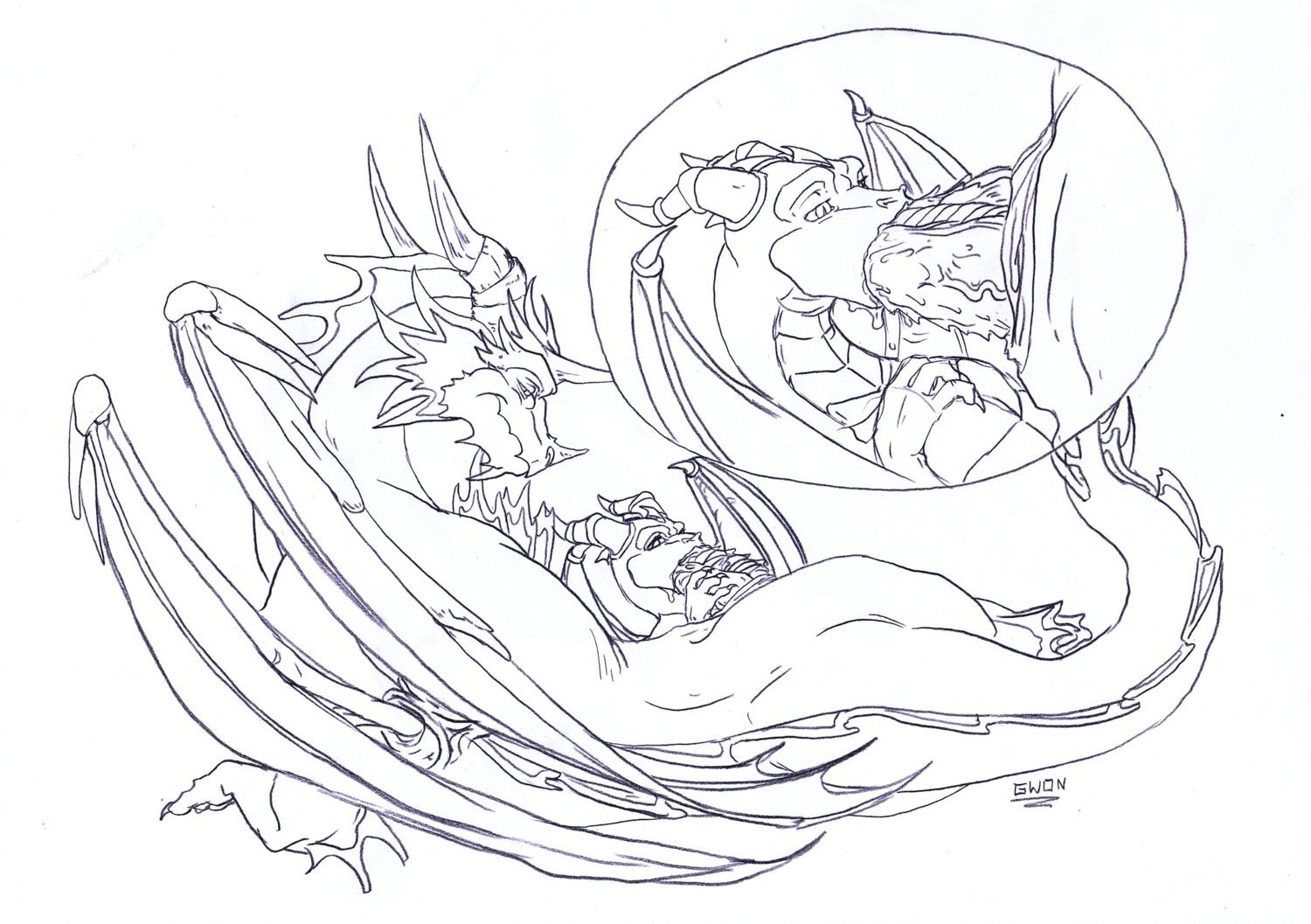activision big_penis bodily_fluids claws cum cum_in_mouth cum_inside cyril_(spyro) dragon duo e621 erection fellatio feral feral_on_feral genital_fluids genitals gwon hi_res horn larger_male lying male male/male male_penetrated male_penetrating male_penetrating_male membrane_(anatomy) membranous_wings mythological_creature mythological_scalie mythology nude oral oral_penetration penetration penile penis scales scalie sex simple_background size_difference smaller_male spyro spyro_the_dragon tail wings