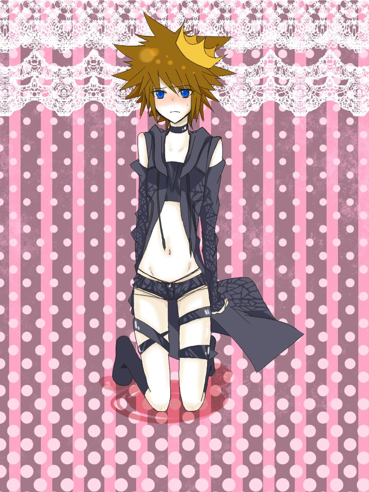 kingdom_hearts male male_only rule34 solo_male sora sora_(kingdom_hearts) tagme