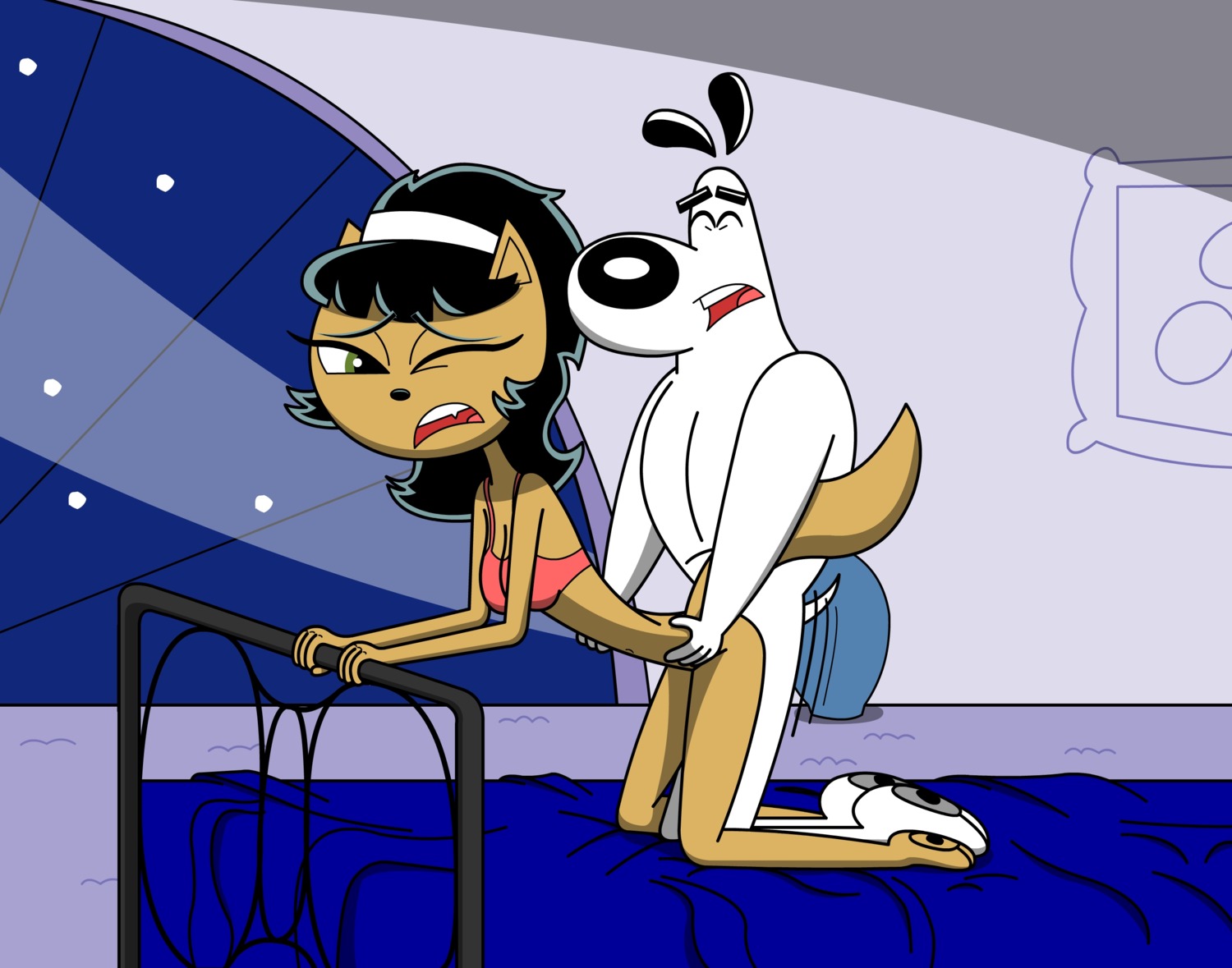 anal anal_penetration anthro anus black_hair black_nose canid canine canis davecartoons domestic_cat domestic_dog dudley_puppy duo e621 eyebrows eyelashes eyes_closed felid feline felis female female_penetrated from_behind_position fur hair hi_res inside kitty_katswell male male/female male_penetrating male_penetrating_female mammal nickelodeon nude one_eye_closed penetration sex t.u.f.f._puppy thrusting tongue toony