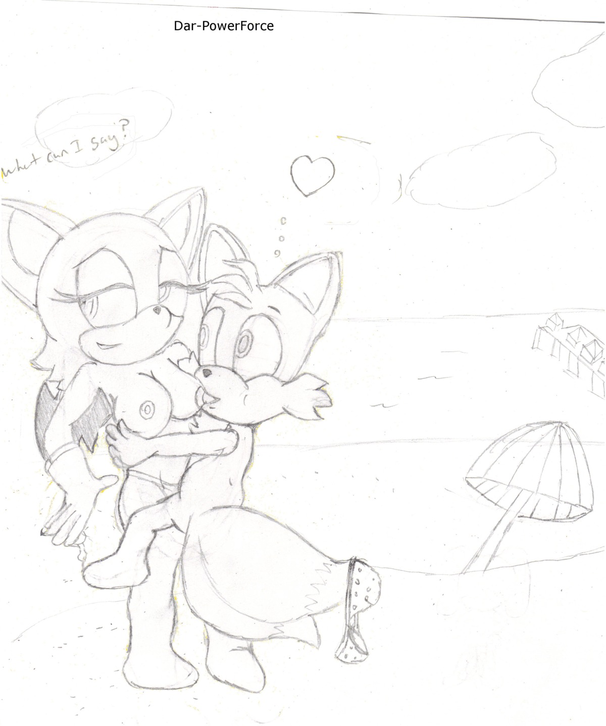 1boy 1girls anthro anthro_female anthro_only bat beach breast_sucking breastfeeding breasts canine dar-powerforce day female fox fur furry furry_female furry_only interspecies male mobian_(species) monochrome nipples nude outdoors rouge_the_bat rule34 sonic_(series) straight tagme tails tails_the_fox