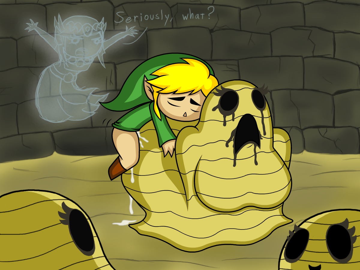 4:3 ambiguous_gender angry annoyed being_watched big_breasts bodily_fluids breasts cum cum_in_goo cum_inside e621 elemental_creature english_text eyes_closed female genital_fluids gerune_(spirit_tracks) ghost ghost_zelda goo_creature group humanoid humor hylian interspecies kaizochan looking_at_another male male/female mineral_fauna nintendo not_furry open_mouth princess_zelda saliva sand sex spirit spirit_tracks tears text the_legend_of_zelda timoteihiv toon_link toon_zelda wind_waker