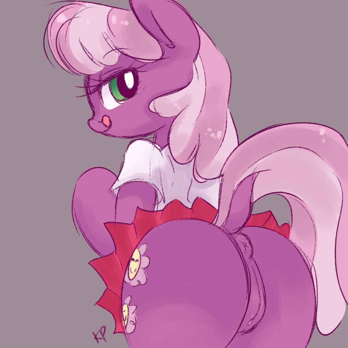 1:1 2014 anus bottomwear butt cheerilee_(mlp) clothing cutie_mark e621 earth_pony equid equine female feral friendship_is_magic fur genitals green_eyes hair hasbro hi_res horse kinkypinkie licking licking_lips licking_own_lips mammal multicolored_hair my_little_pony pony presenting presenting_hindquarters purple_body purple_fur raised_tail rear_view self_lick simple_background skirt smile solo tail tongue tongue_out two_tone_hair vulva