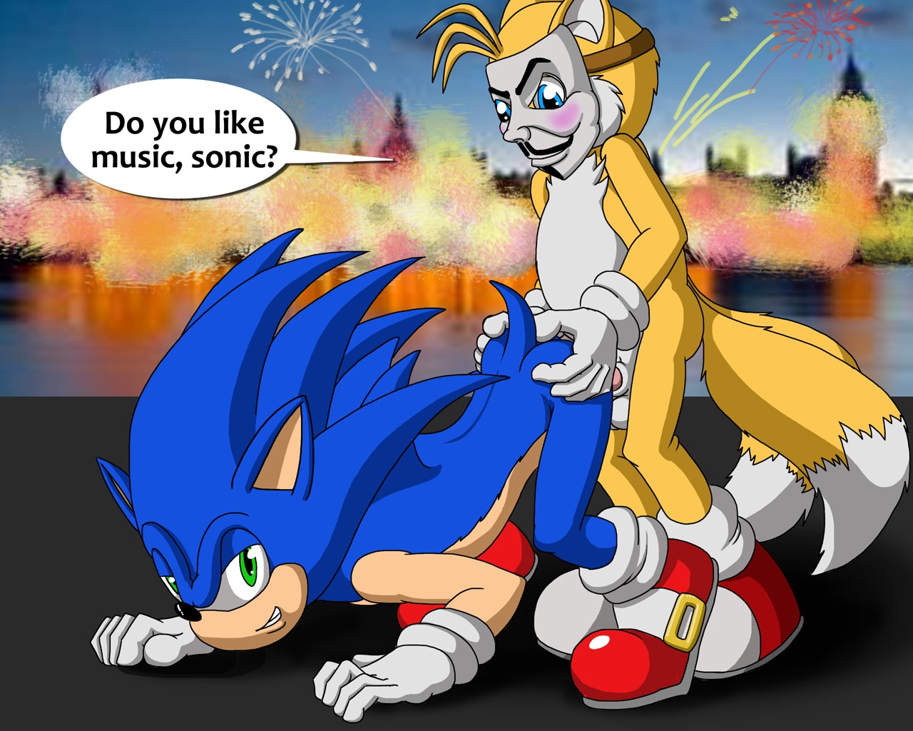 anthro blue_fur canine cobra_mcjingleballs fox fur furry furry_tail hedgehog male multi_tail multiple_males rule34 sega sonic_(series) sonic_the_hedgehog sonic_the_hedgehog_(series) tagme tail tails tails_the_fox what white_fur yaoi yellow_fur