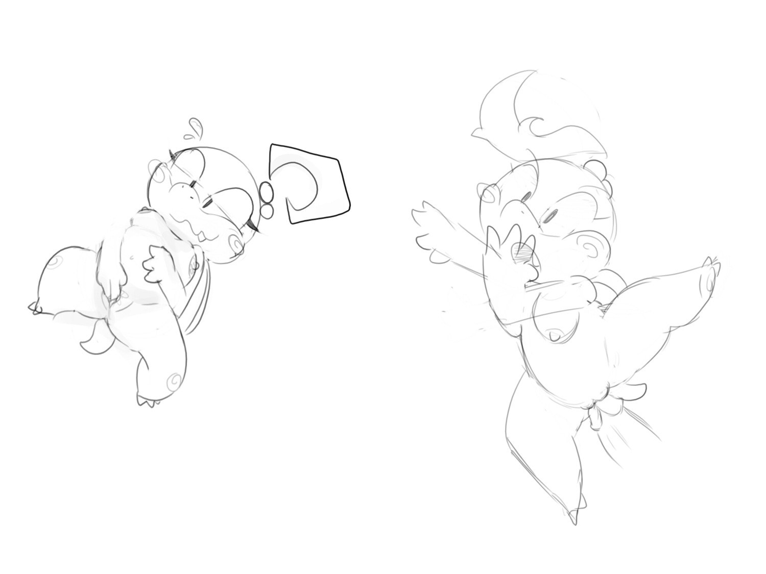 1girls anthro anthro_only breasts female female_only koopa mario_(series) nintendo nipples pom_pom_(mario) rule34 sketch super_mario_3d_land tagme white_background