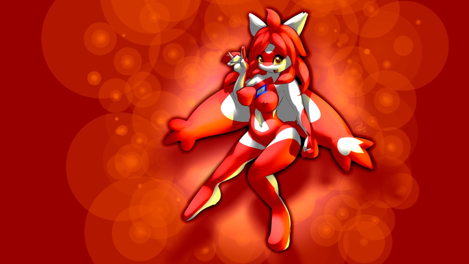 16:9 2013 anthro anthrofied breasts digital_media_(artwork) e621 elpatrixf female generation_3_pokemon genitals hair hi_res latias legendary_pokemon nintendo nipples non-mammal_breasts non-mammal_nipples pokemon pokemon_(species) pokemorph red_background red_hair red_nipples scalie simple_background solo vulva wallpaper wide_hips widescreen wings yellow_eyes