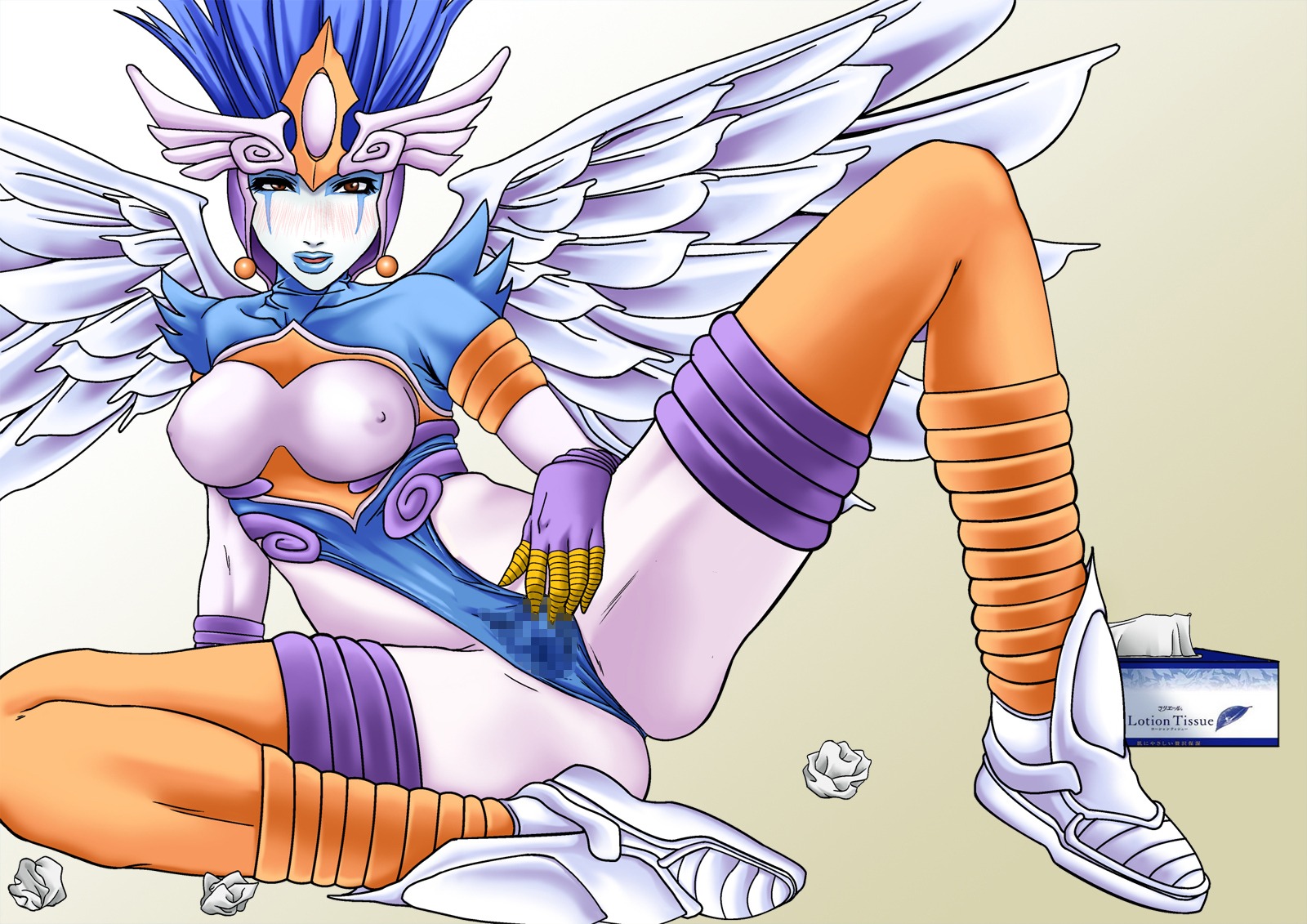 1girls aimi_komori censored female natsuya_(circle) rule34 sapfire_bird_shadow shadow_lady tagme