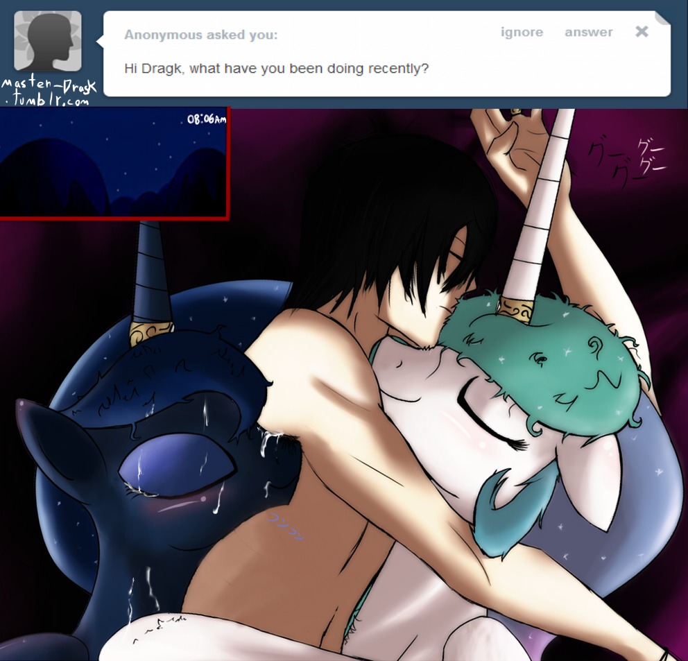 2012 after_sex ask_blog bestiality blue_body blue_feathers blush bodily_fluids cum dragk e621 english_text equid equine eyes_closed fan_character feathered_wings feathers female feral friendship_is_magic genital_fluids group group_sex hair hasbro horn human human_on_feral interspecies male male/female male_on_feral mammal my_little_pony mythological_creature mythological_equine mythology princess_celestia_(mlp) princess_luna_(mlp) ring sex smile text threesome trio tumblr user_avatar white_body white_feathers winged_unicorn wings