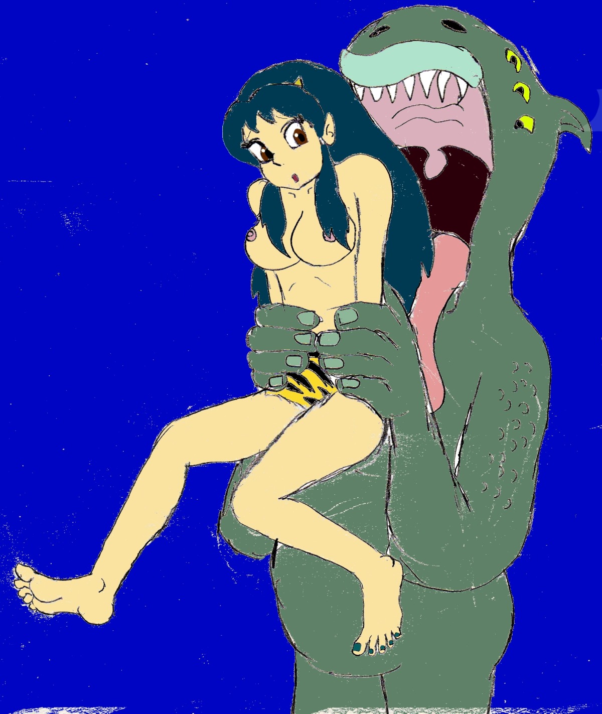 1boy 1girls female male monster rule34 tagme