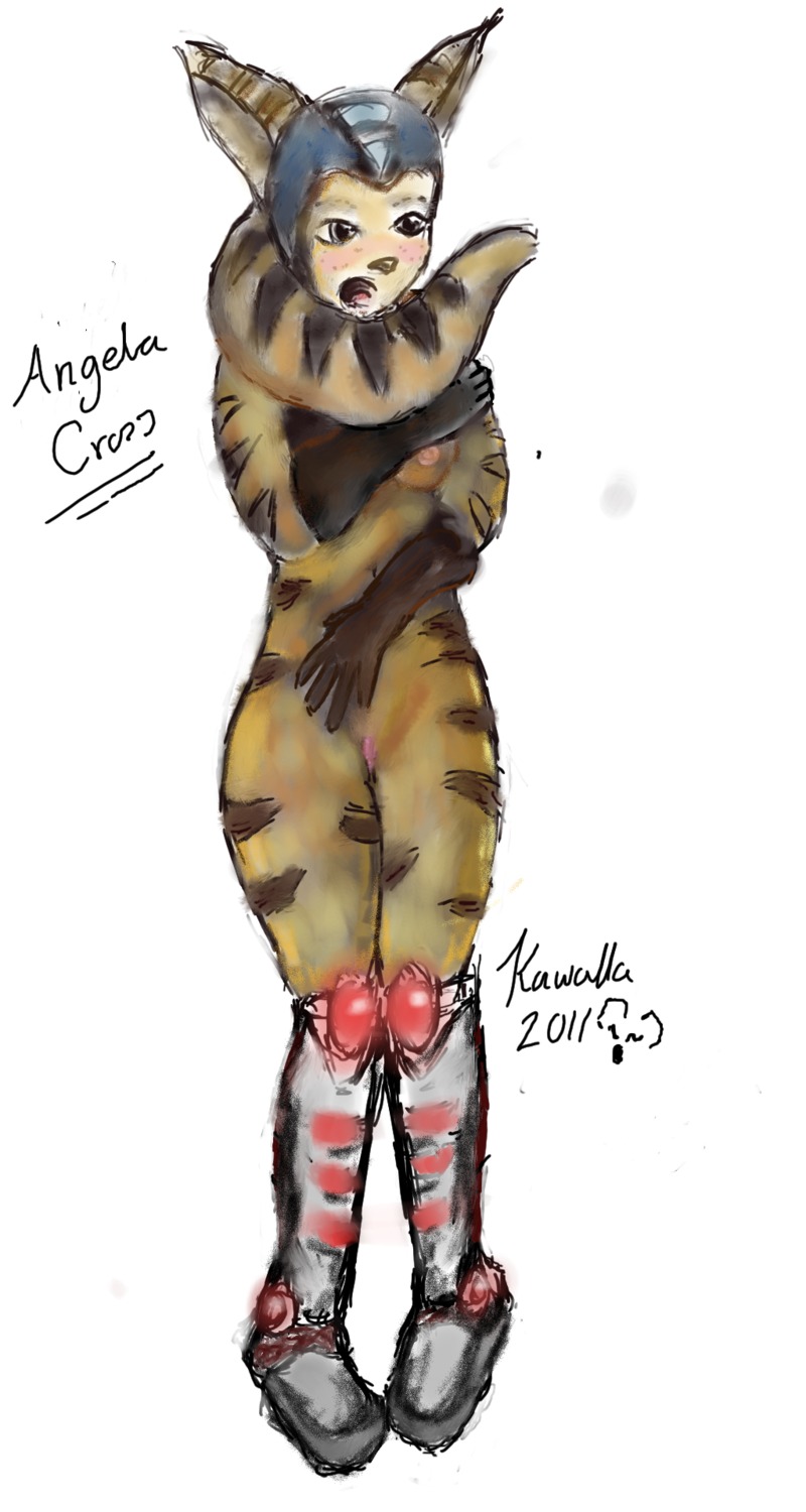 angela_cross_(ratchet_and_clank) anthro female kawalla lombax ratchet_and_clank rule34 tagme