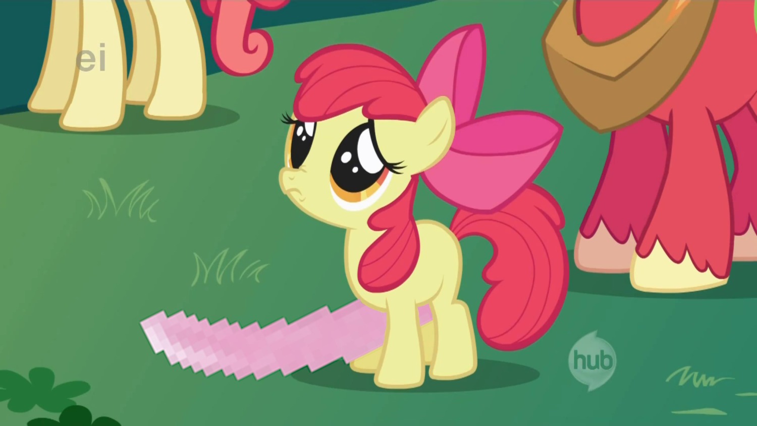 apple_bloom_(mlp) earth_pony equine female feral friendship_is_magic horse my_little_pony pony rule34 smooth_skin tagme