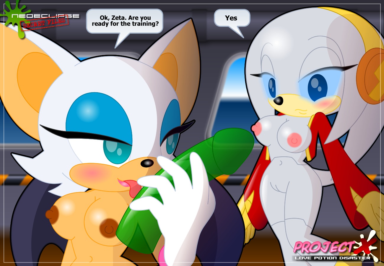 anthro bat breasts clothes color dildo echidna english_text fan_character female female_only fur furry gloves indoors interspecies licking multiple_females neoeclipse nipples pussy rouge_the_bat rule34 sonic_(series) standing tagme text vulva yuri zeta_the_echidna