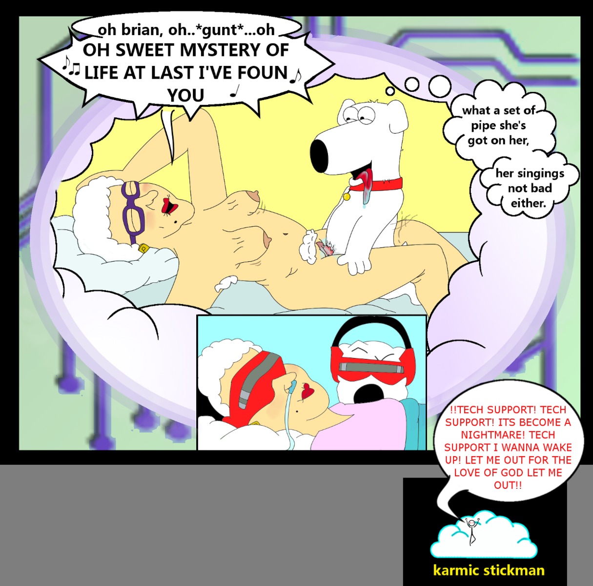 brian_griffin family_guy female pearl_burton rule34 tagme
