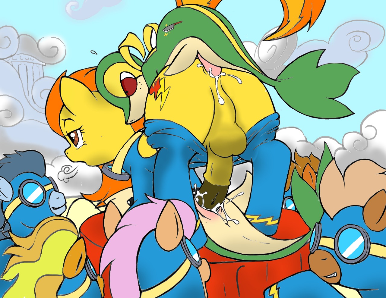 baginazard crossover feral friendship_is_magic male my_little_pony pokemon pokemon_(species) rule34 rule_63 snivy spitfire spitfire_(mlp)