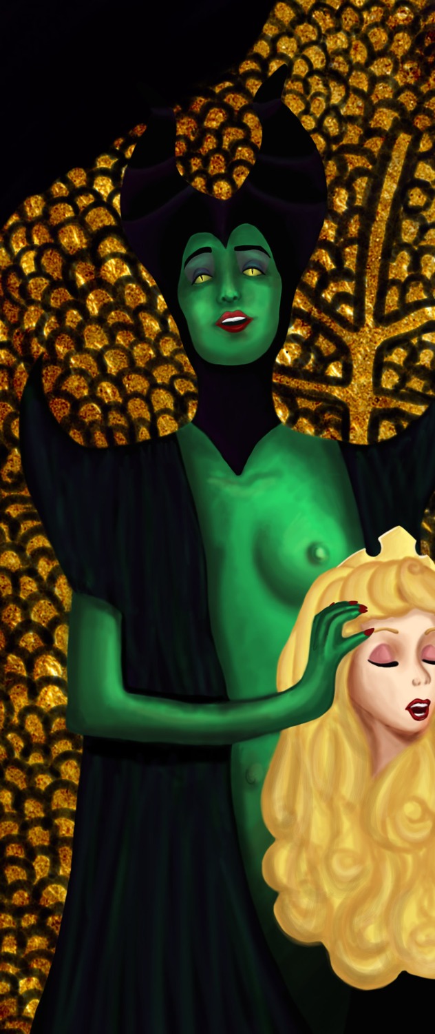 aurora_(sleeping_beauty) decapitated disney disney_princess disney_villains female green_skin horns maleficent nipples princess royalty rule34 sleeping_beauty_(1959_film) villain villainess what witch