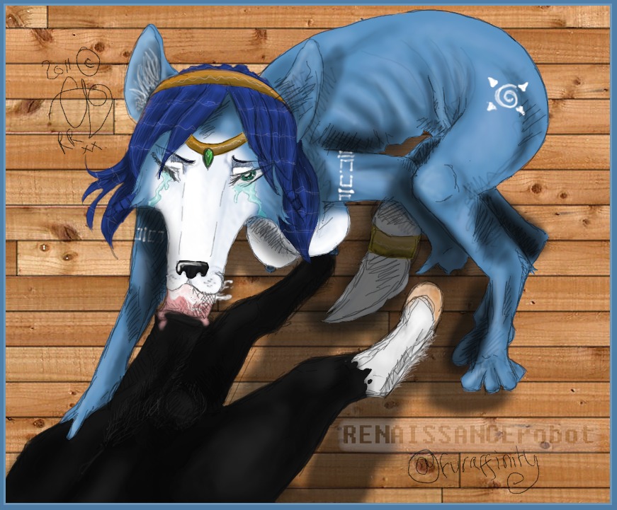 2011 accessory anthro anthro_on_feral balls bestiality bird's-eye_view blue_body blue_fur blue_hair bodily_fluids breasts busty_feral canid canine crying cum cum_in_mouth cum_inside duckface_fellatio duo e621 emaciated equid erection fellatio female female_penetrated feral feralized floor fox fur furgonomics genital_fluids genitals hair hair_accessory hairband high-angle_view hooves interspecies jewelry krystal_(star_fox) leg_markings looking_at_viewer male male/female male_penetrating male_penetrating_female mammal markings medium_breasts nightmare_fuel nintendo nipples nude one_eye_closed oral oral_penetration penetration penile penis renaissancerobot rib_lines ribs ring sex socks_(marking) star_fox tail tail_accessory tail_jewelry tail_ring tears what white_body white_fur white_markings wood wood_floor