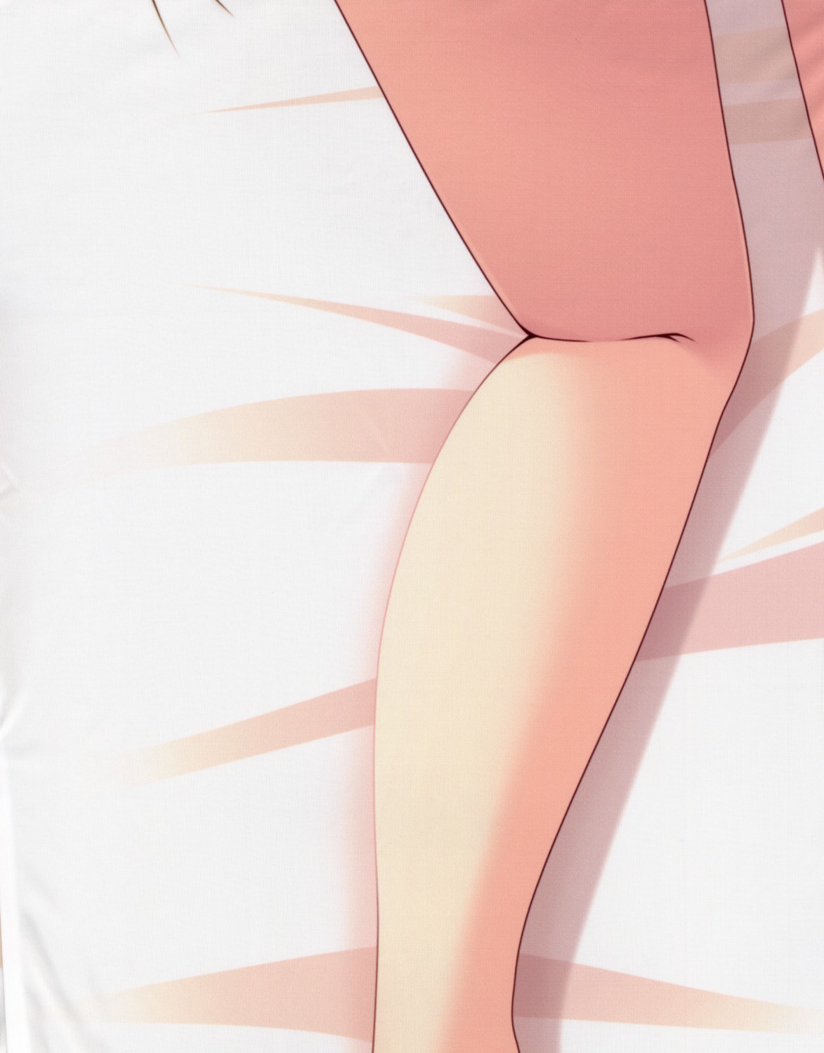 bed fate_testarossa female light_skin mahou_shoujo_lyrical_nanoha mahou_shoujo_lyrical_nanoha_strikers rule34 sugii_tsukasa sugiya thighs