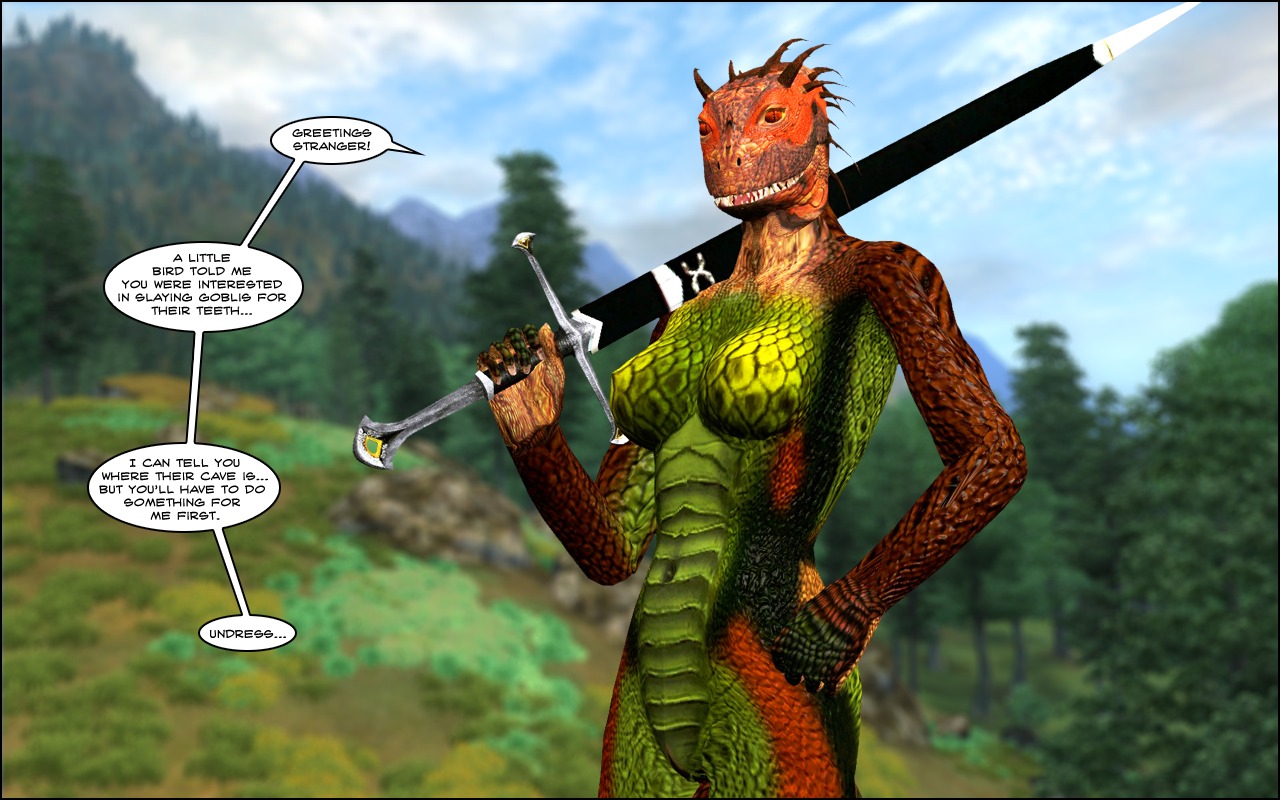 16:10 3d_(artwork) anthro argonian belly bethesda_game_studios black_body black_border black_scales border breasts brown_body brown_scales casual_nudity cloud convincing_weapon day dialogue digital_media_(artwork) e621 english_text featureless_breasts female garry's_mod genitals grass green_belly green_body green_scales hand_on_hip holding_melee_weapon holding_object holding_sword holding_weapon horn humanoid_hands looking_at_viewer melee_weapon microsoft multicolored_body multicolored_scales nature navel non-mammal_breasts nude oblivion open_mouth orange_body orange_scales outside pink_tongue plant pupils red_eyes reptile savira scales scalie sharp_teeth sky slim slit_pupils solo sword talking_to_viewer teeth text the_elder_scrolls tongue tree turtle-head vulva weapon widescreen