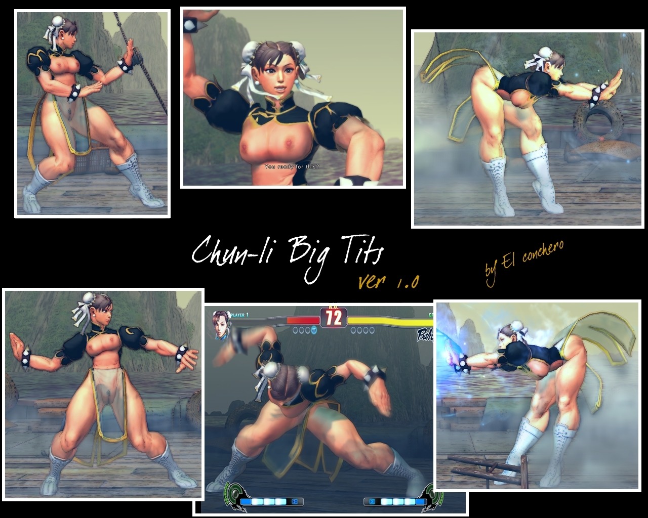 3d capcom chun-li el_conchero female human rule34 straight_hair street_fighter tagme