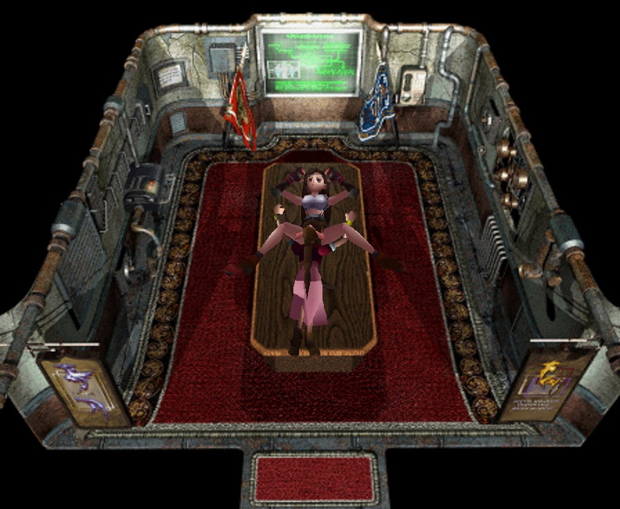 3d aerith_gainsborough artist_request female final_fantasy final_fantasy_vii rule34 smooth_skin tifa_lockhart