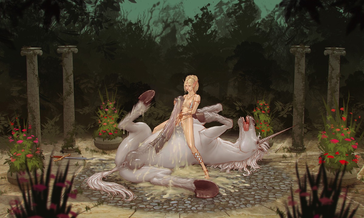 animal_genitalia animal_penis anus balls bestiality big_penis bikini blonde_hair bodily_fluids breasts clothed clothing cum cum_bath cum_drip cum_in_mouth cum_inside cum_on_balls cum_on_face cum_on_leg cum_on_penis cum_on_self cum_trail detailed_background dripping duo e621 elf equid equine equine_genitalia equine_penis erection excessive_cum excessive_genital_fluids female female_on_feral female_on_top feral flower forest genital_fluids genitals glistening hair handjob hooves horn huge_penis humanoid humanoid_on_feral humanoid_pointy_ears hyper hyper_genitalia hyper_penis interspecies larger_male lying male male/female male_on_bottom male_on_humanoid mammal melee_weapon messy mythological_creature mythological_equine mythology nipples nude on_back on_bottom on_top open_mouth oral orgasm outside penile penis plant pointy_ears quadruped scenery sex size_difference skimpy sky smaller_female spread_legs spreading swimwear sword tail tight_clothing tongue tongue_out tree two-handed_handjob two-piece_swimsuit unicorn weapon white_body wood xoi
